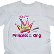Princess of the King Personalized Youth T-Shirt
